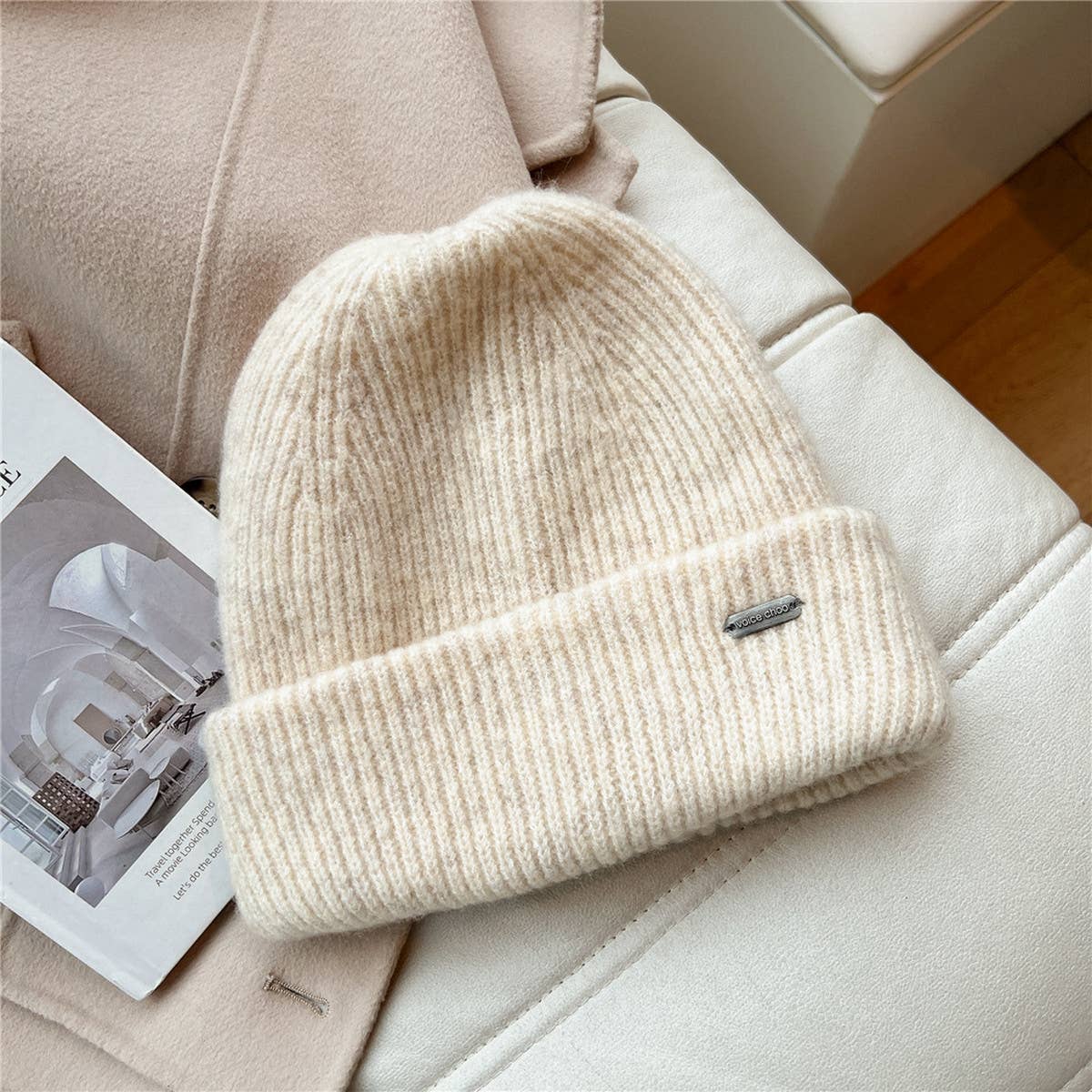 CWAH3158_WOMEN'S FASHION WINTER THICK WOOLEN HAT