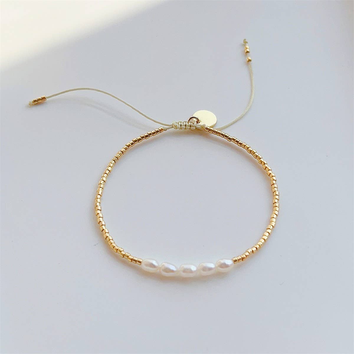 CWAJE4555_FASHION BEADED LUXURY NATURAL PEARL BRACELET