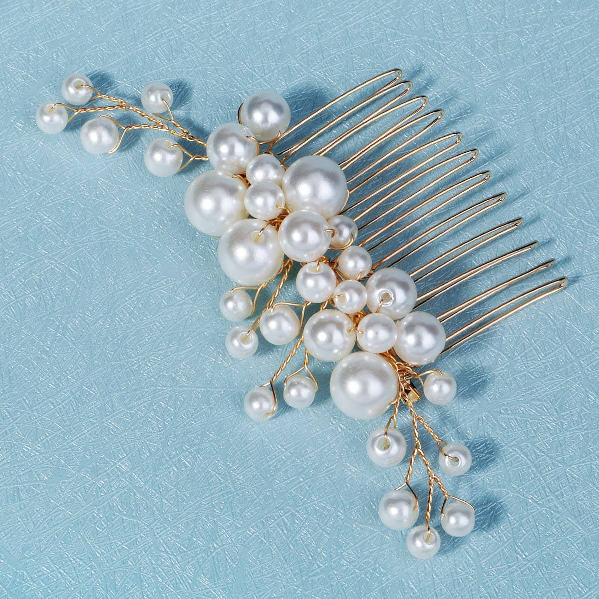 HANDMADE BRIDAL HAIR ACCESSORIES THREE-PIECE SET