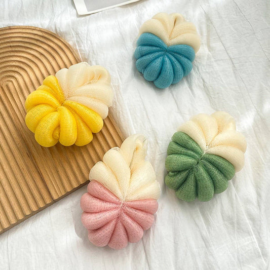 BATH POUF 50G LARGE CREATIVE TURTLE BATH FLOWERBALL_CWMM3385