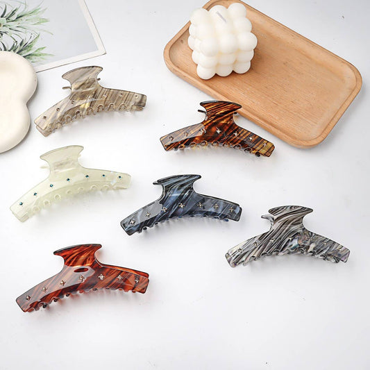 CWAHA1411_MARBLE LARGE HAIR CLAW CLIP