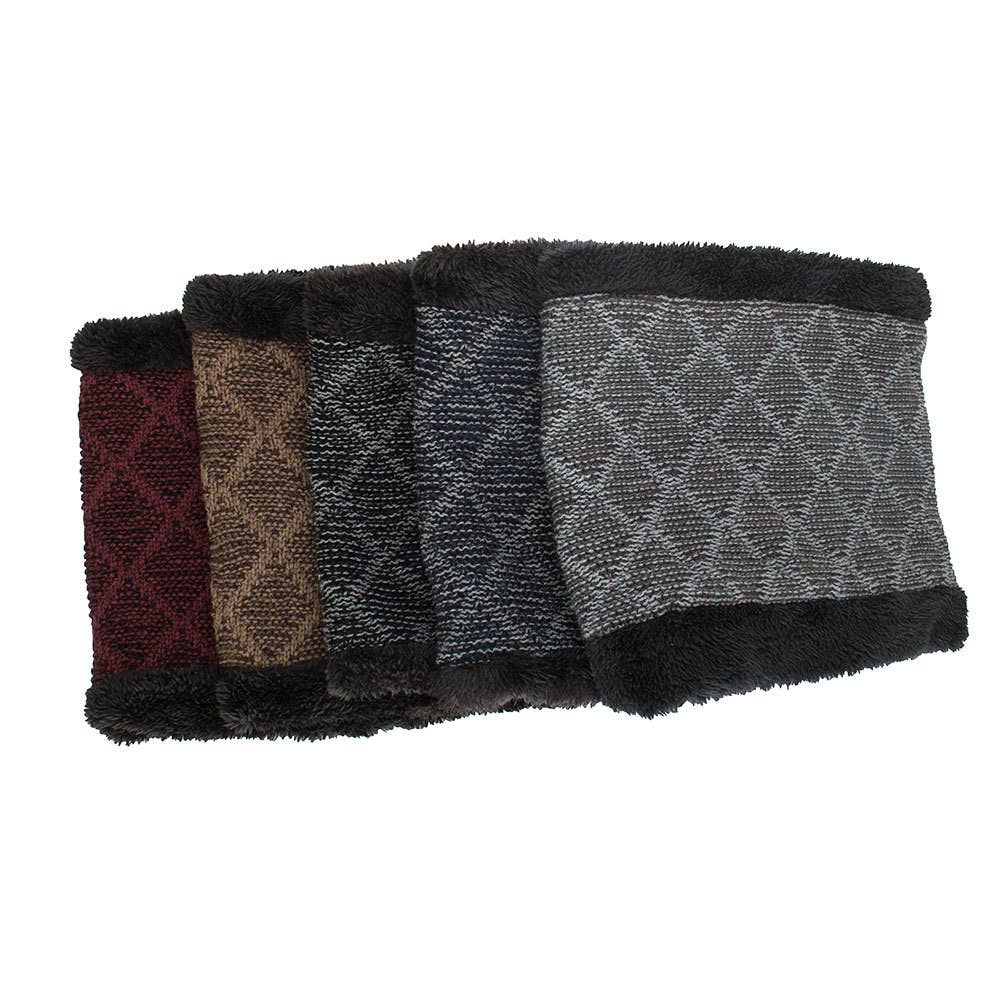 VELVET SUIT DIAMOND BIB PULLOVER HAT KNIT HAT