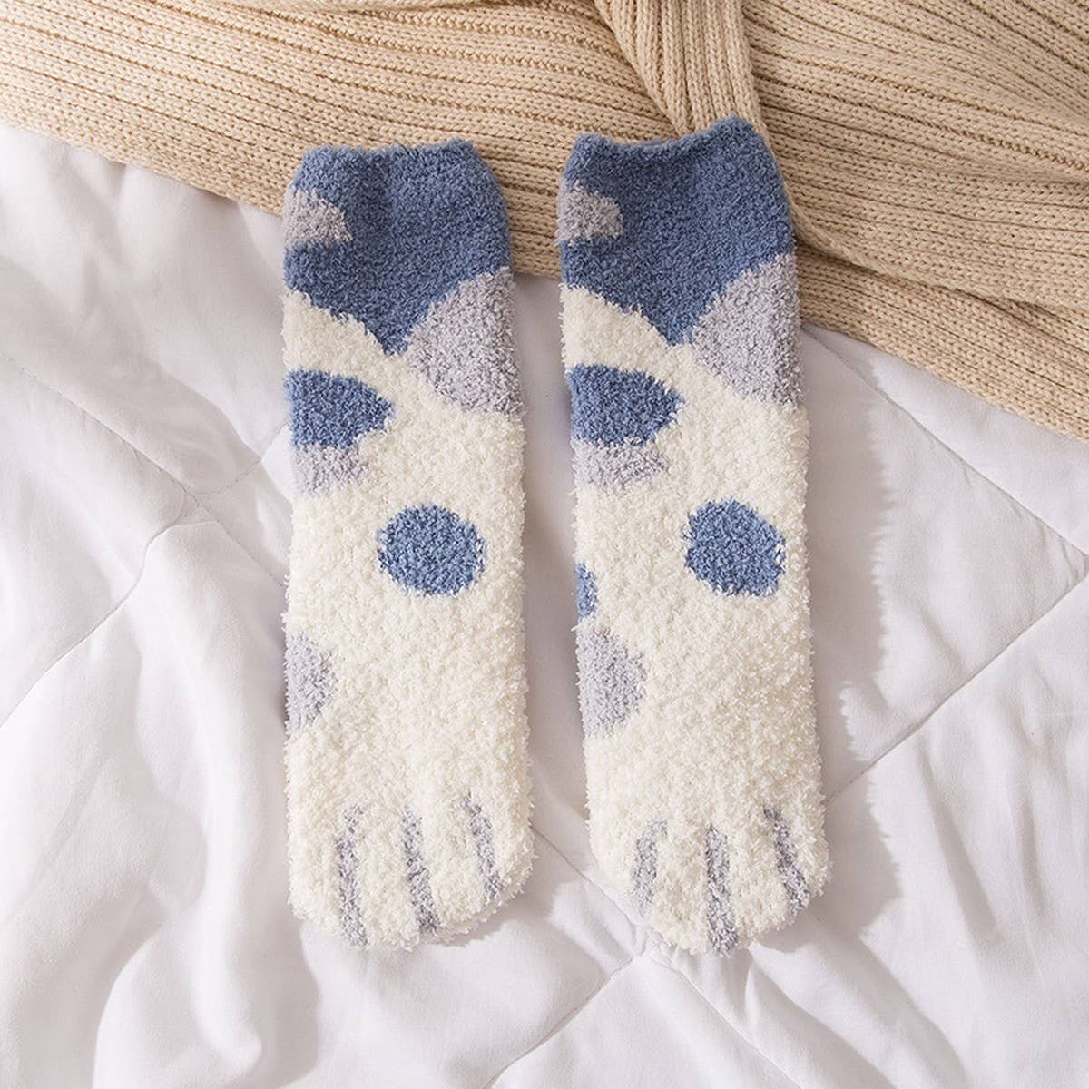 NEW STYLE WARM MID-CALF SLEEPING SOCKS_CWMS0967