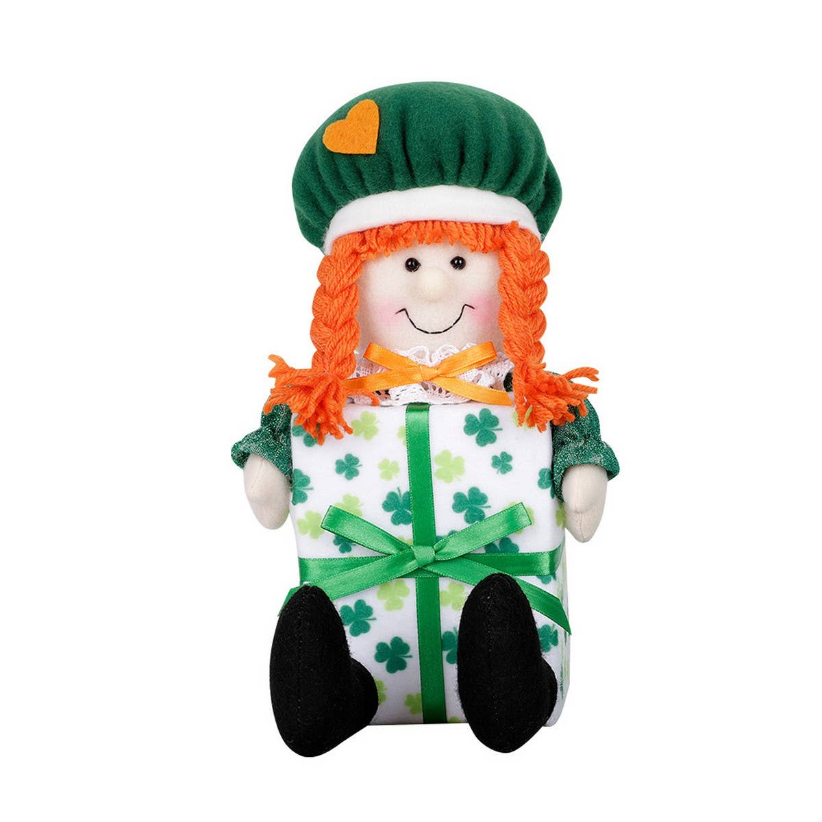 ST. PATRICK'S DAY GREEN LEAF FESTIVAL DOLLORNAMENTS_CWMM3447