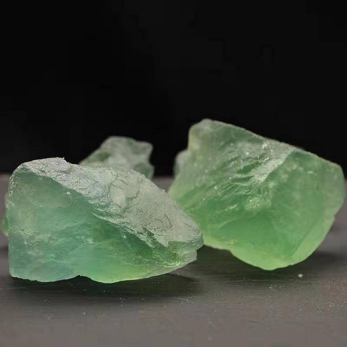 Natural Green Fluorite Diffuser Stones