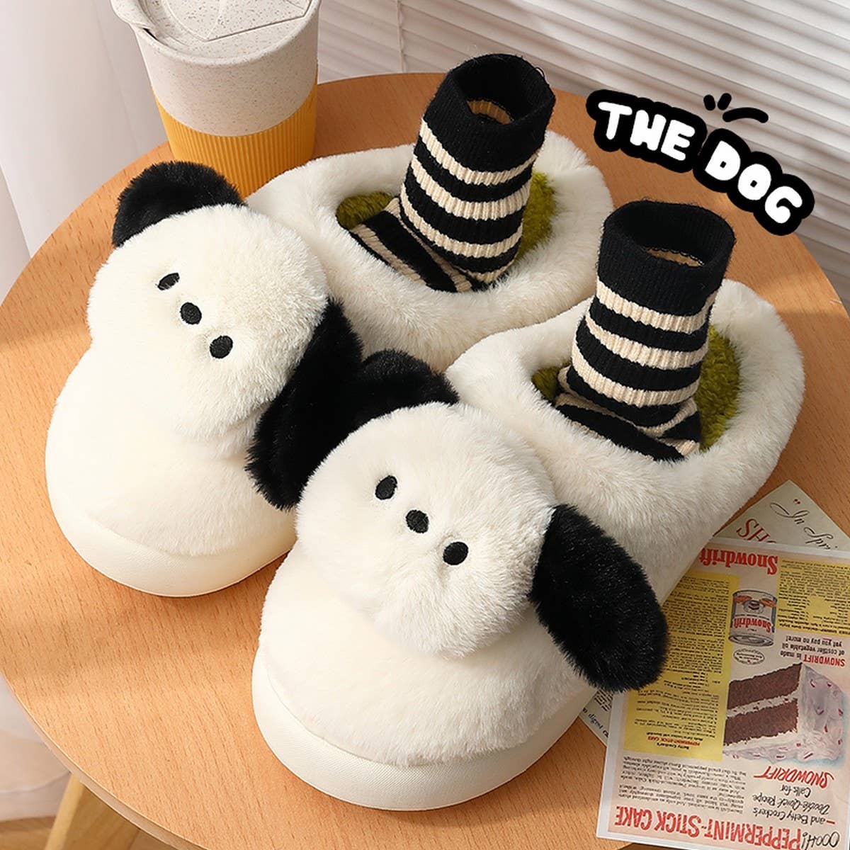CUTE ANIMAL SLIPPER WARM MEMORY HOUSE SLIPPERS