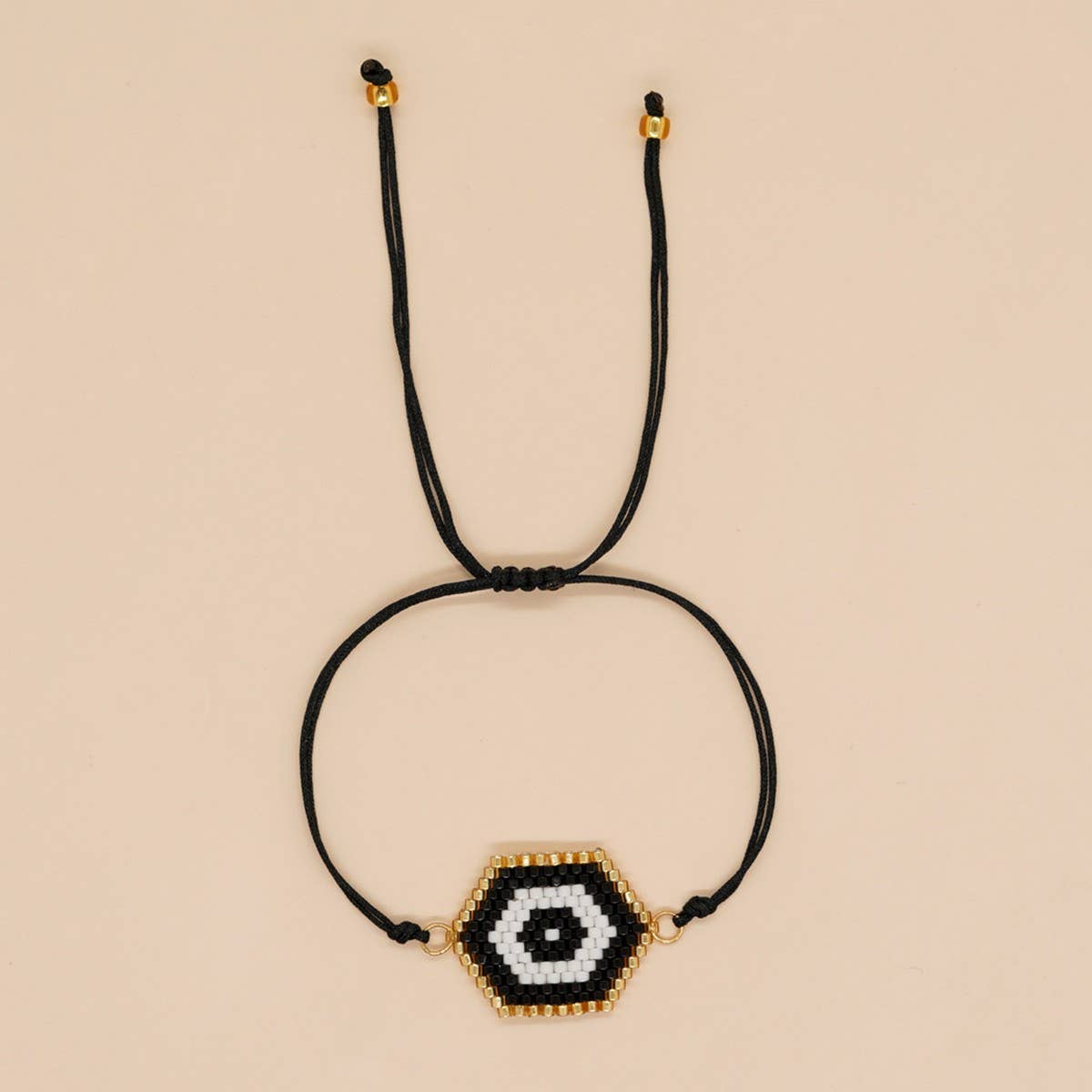 COLORFUL 3-ROW RICE BEAD BRAIDED BRACELET