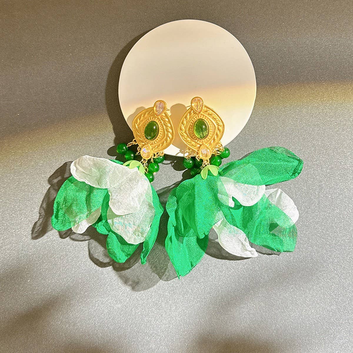 Boho Tassel Flower Earrings Handmade & Chic Design_CWMM6283