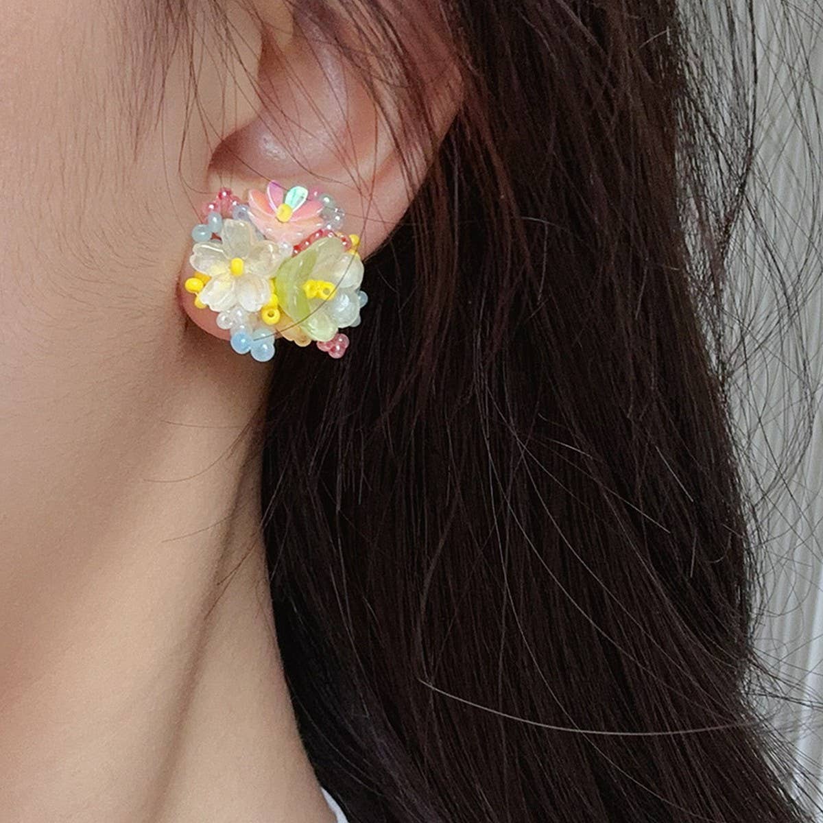 DOPAMINE ATMOSPHERE SWEET FLOWER EARRINGS