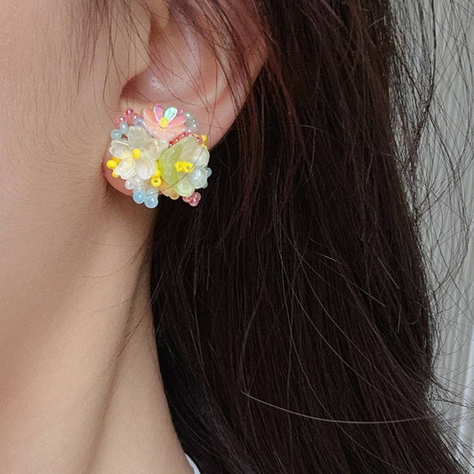 DOPAMINE ATMOSPHERE SWEET FLOWER EARRINGS