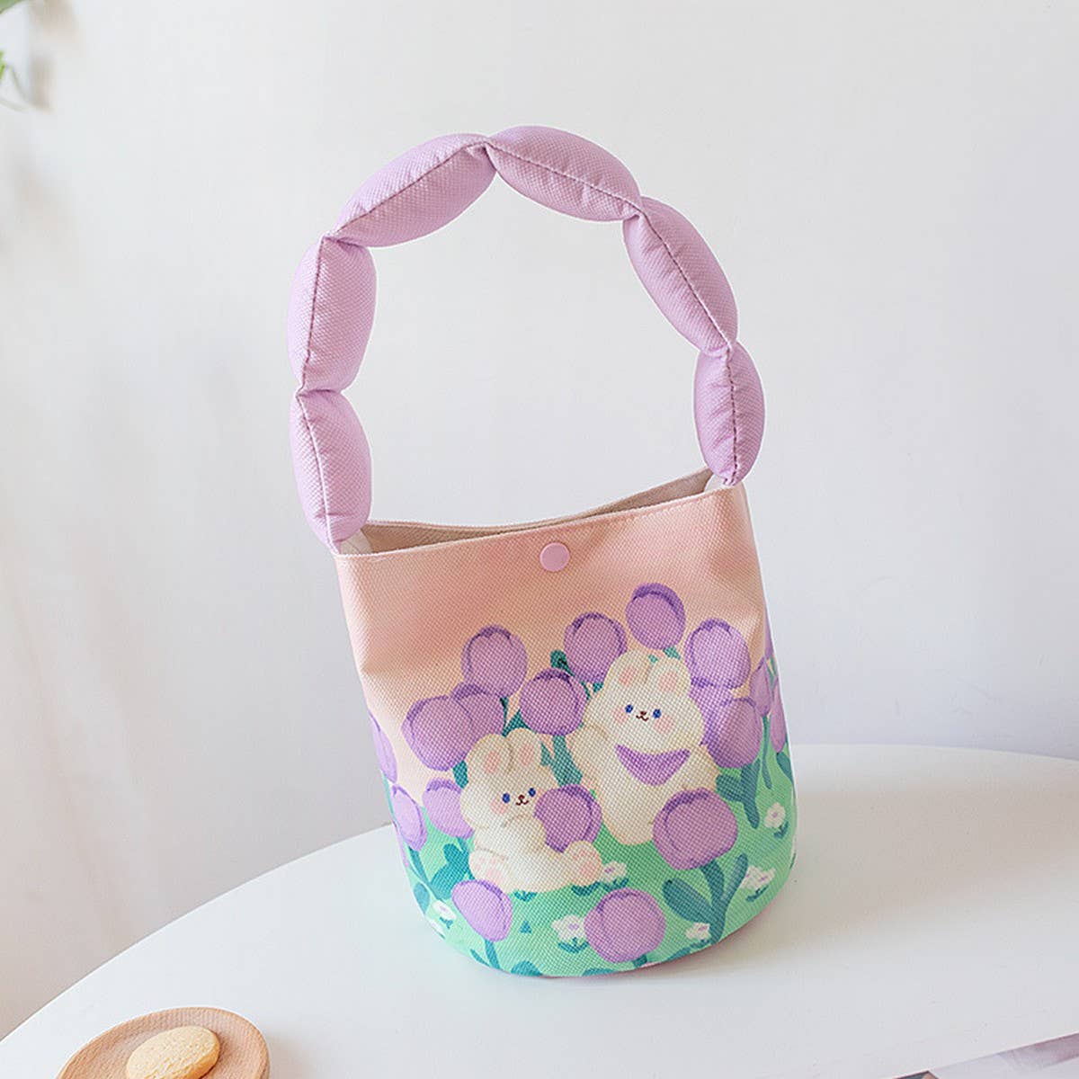 Cute Padded Bucket Bag ? Summer Student Style_CWAB5605