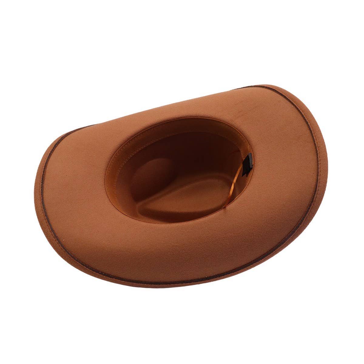 Ethnic Style  Felt Cowboy Fedora Hat_CWAH04435