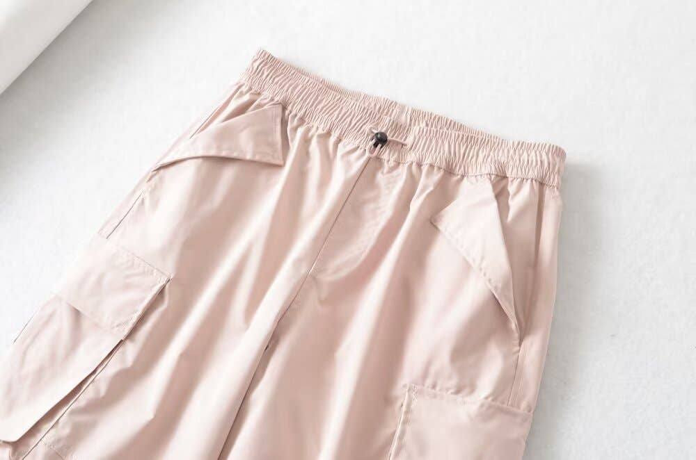 Niche pleated straight-leg wide-leg casual pants
