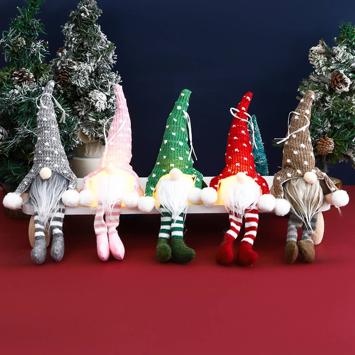 CHRISTMAS DECORATION FOREST OLD MAN FIGURINE