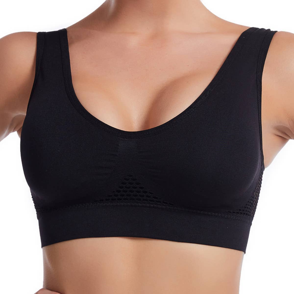 YOGA RUNNING PLUS SIZE SPORTS BRA UNDERWEAR_CWMU0297
