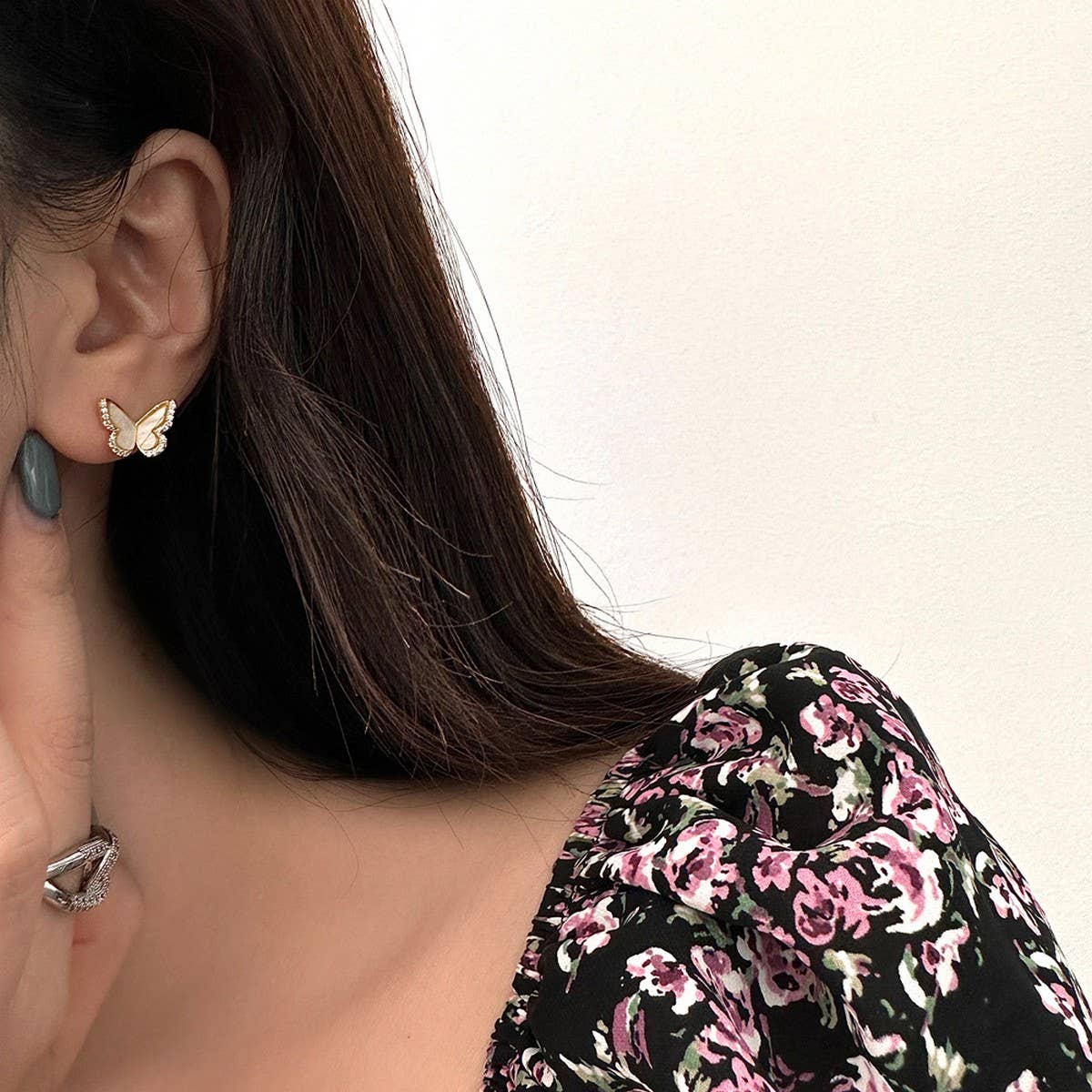 SWEET BUTTERFLY MICRO-INLAID EARRINGS FOR WOMEN