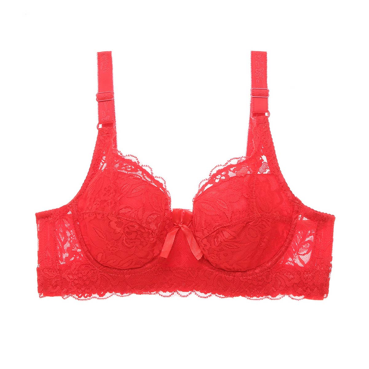 WOMEN PLUS LACE ADJUSTABLE BRA