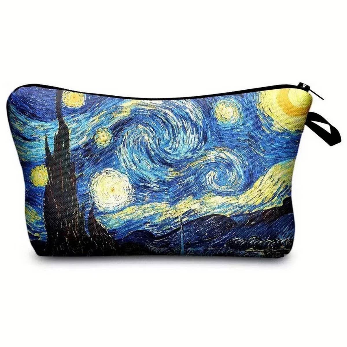 WOMEN OIL PAINTING PRINTED COSMETIC BAG_CWAB2268