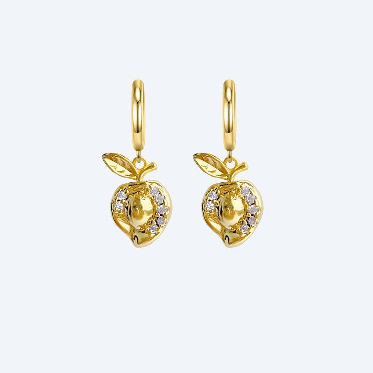 High-end Fashion Fruit Series Gold Earrings