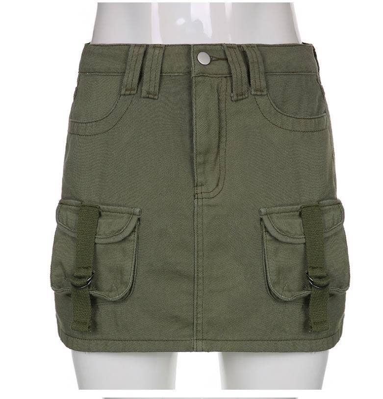 Street Style High-Waisted Bodycon Skirt