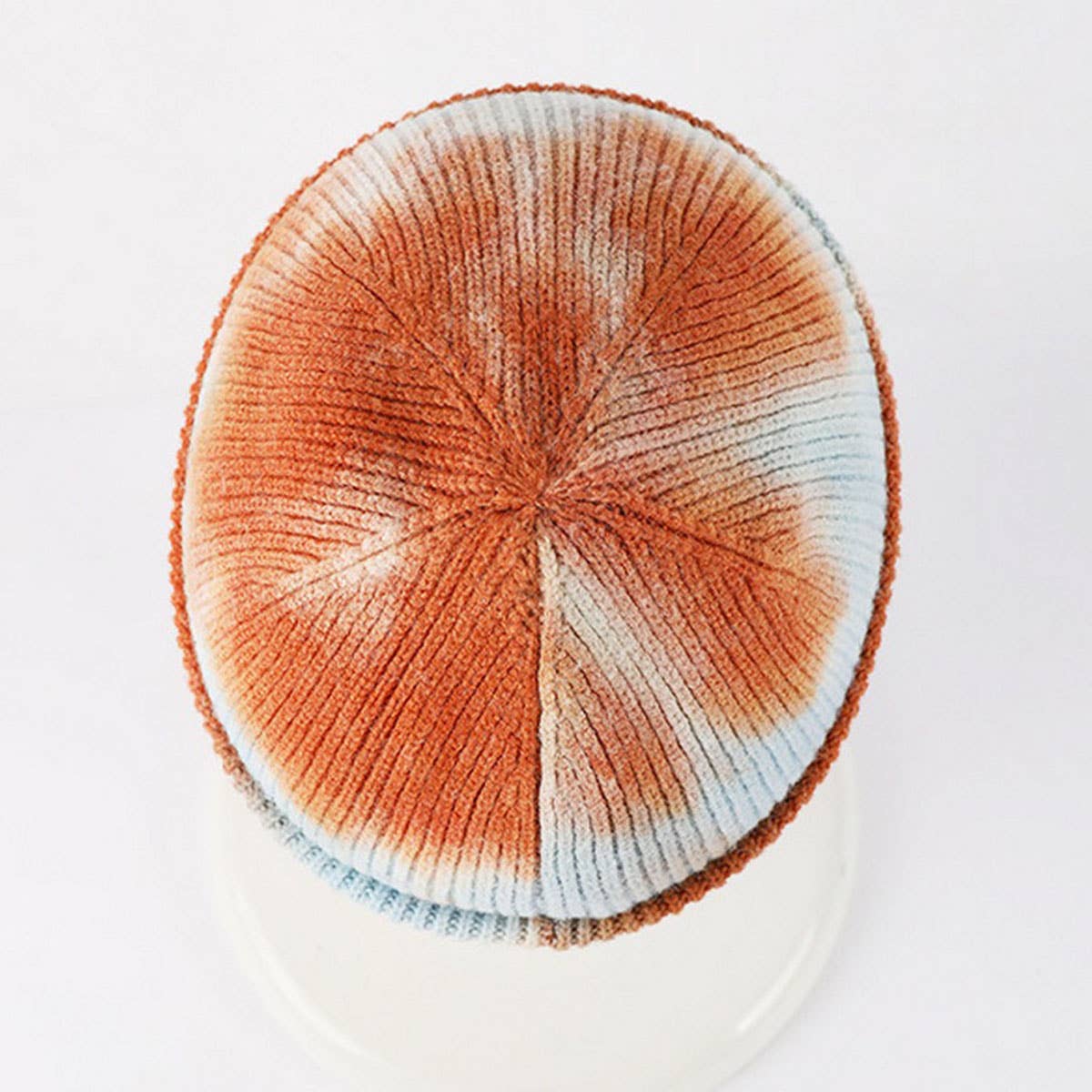 NEW WOOL TIE-DYE GLOVES AND HAT TWO-PIECE SET_CWMM2864