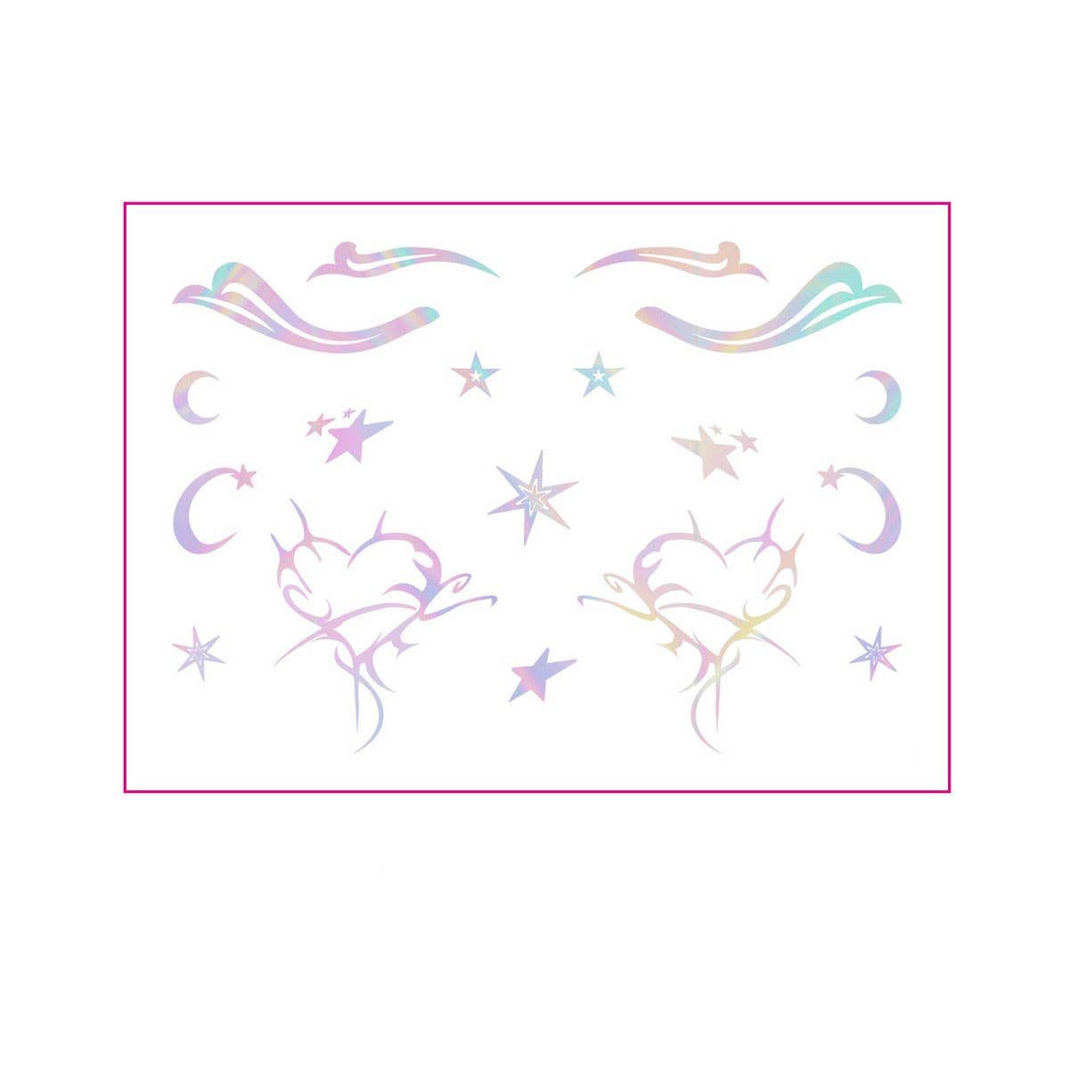 Holographic Eyeliner Tattoos ? Butterfly Makeup