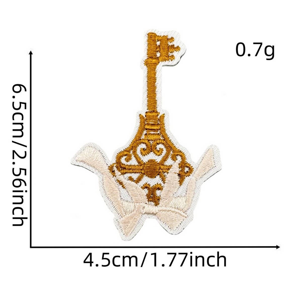 CUTE SOLID COLOR CARTOON BOW EMBROIDERED PATCH