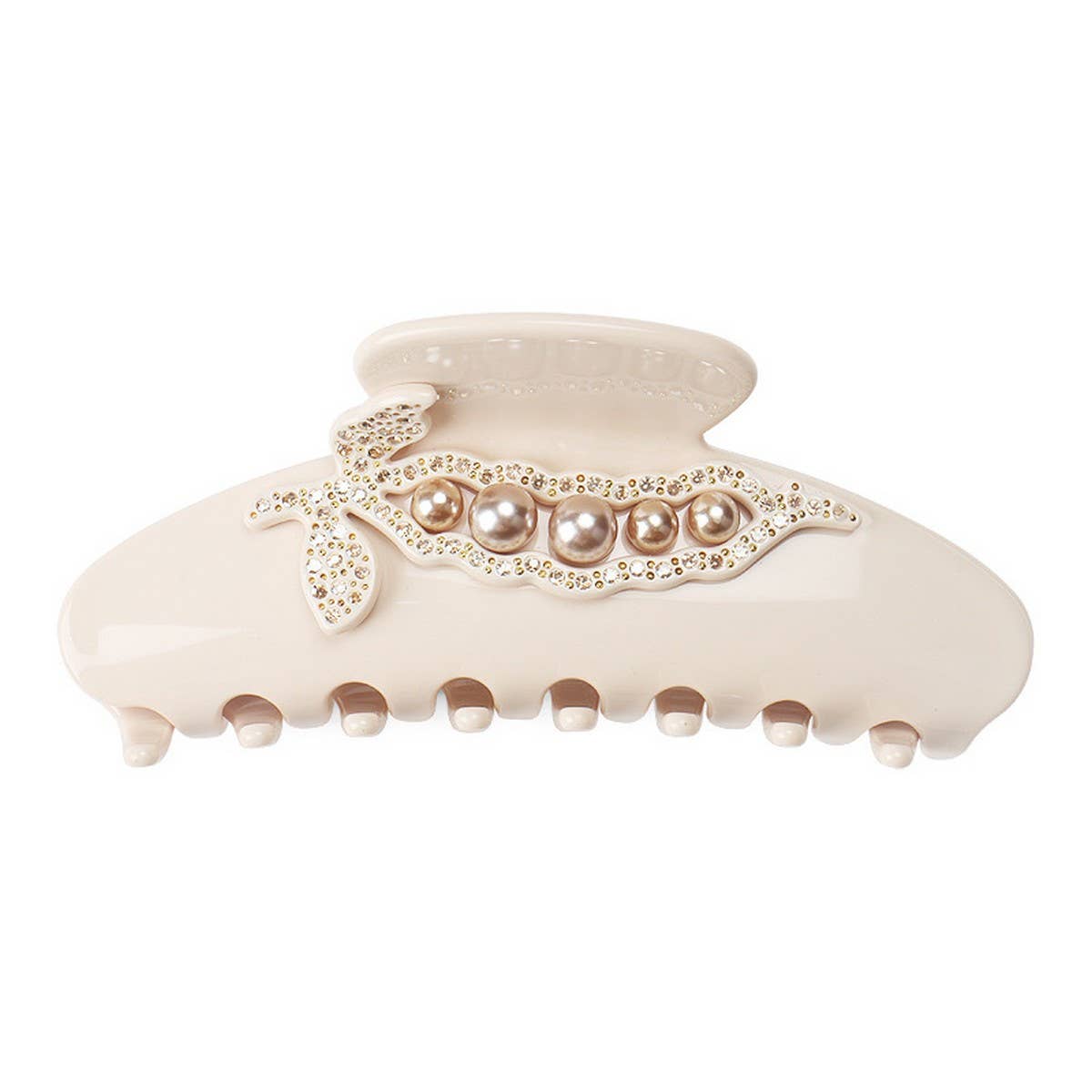 LARGE ACETATE HAIR ACCESSORIES SHARK CLIP