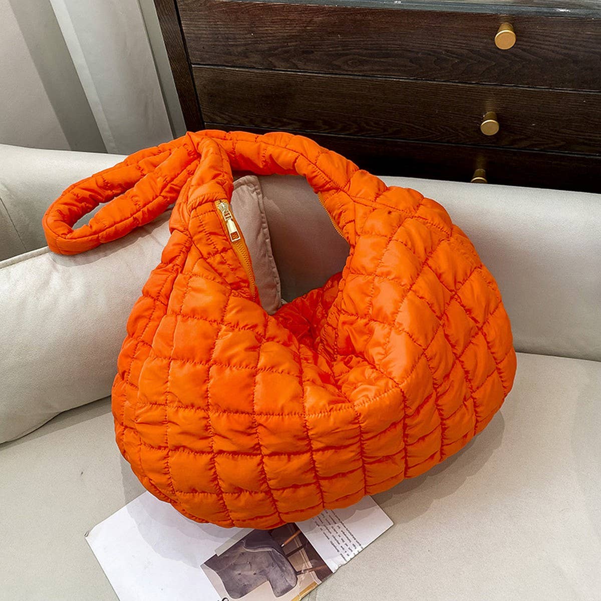 Large Puffy Cloud Tote Bag Shoulder Purse_CUAB00508