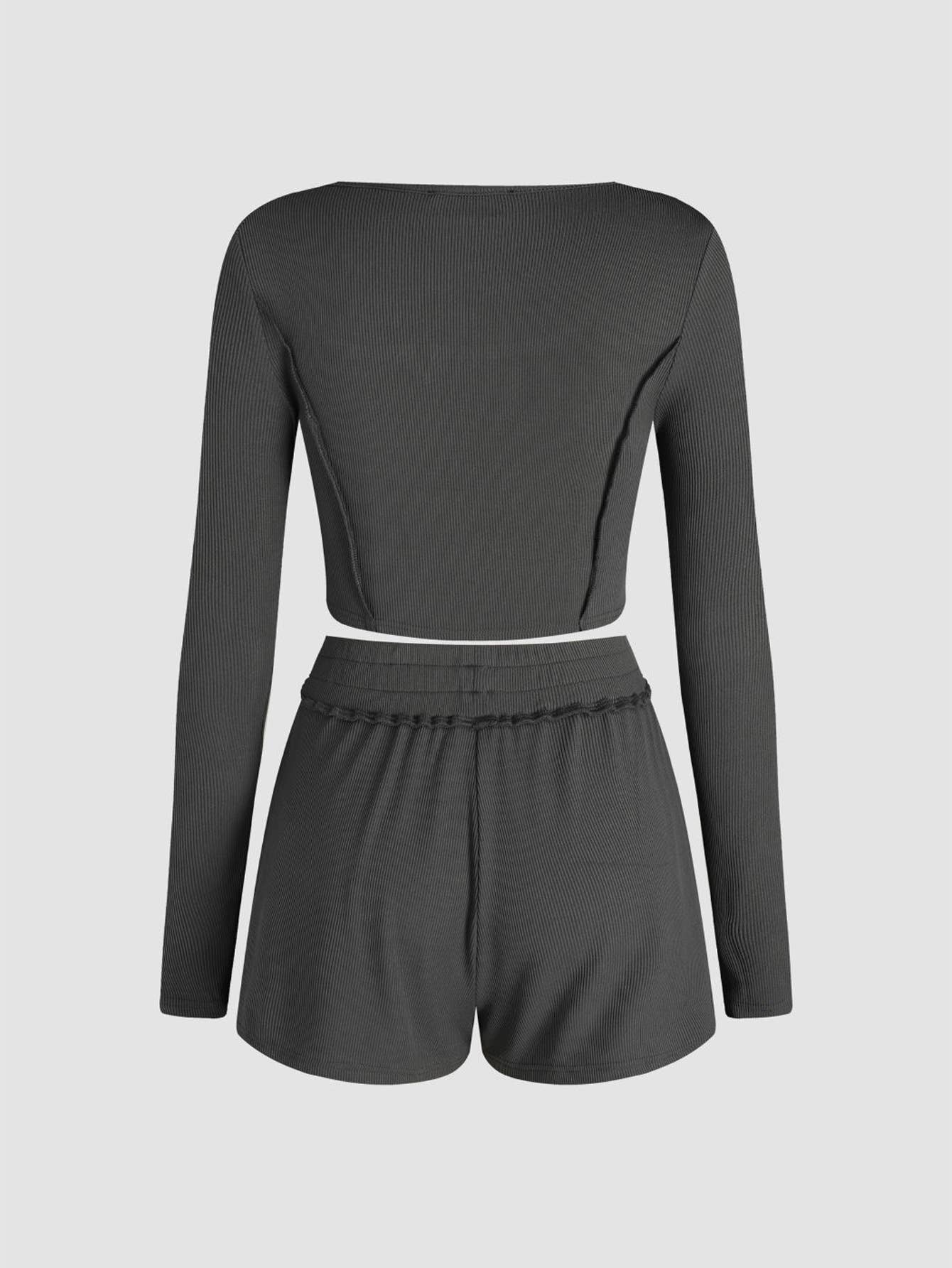 MINIMALIST CASUAL STYLE SOLID COLOR HOME SET