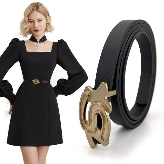 WOMEN'S THIN BELT WOMEN'S DECORATIVE WAIST BELT_CWABE0707