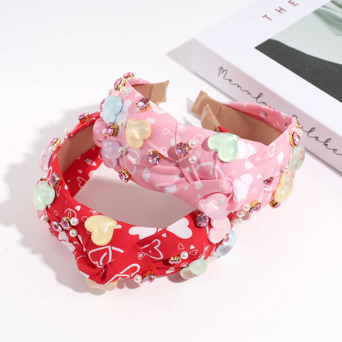 VERSATILE WIDE KNOTTED HEART HEADBAND