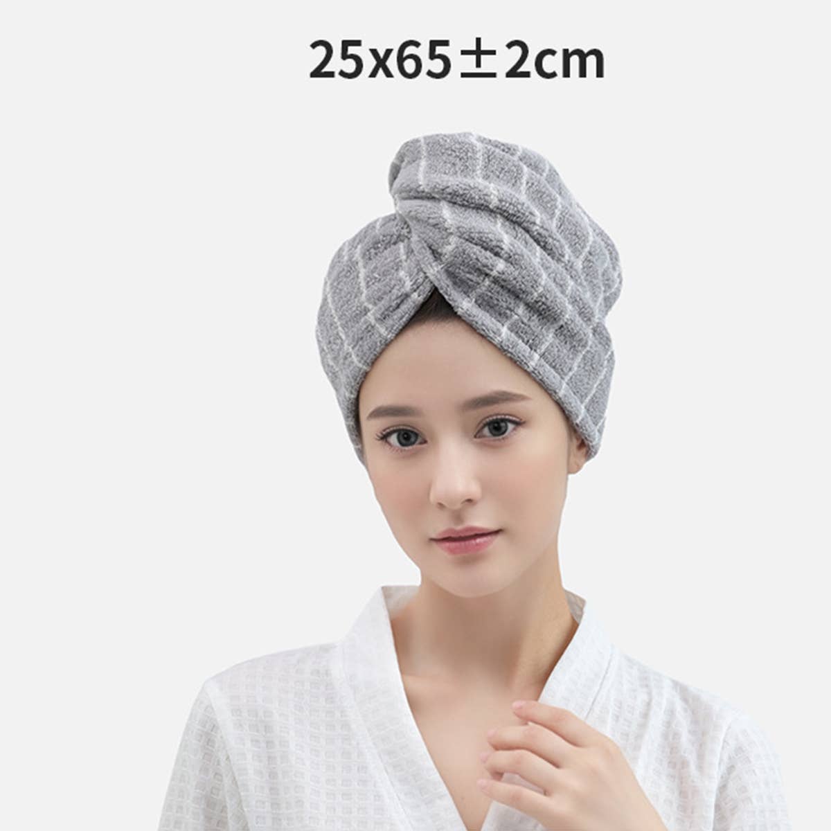 CWMM8337_NEW THICK ABSORBENT DRY HAIR SHOWER CAP