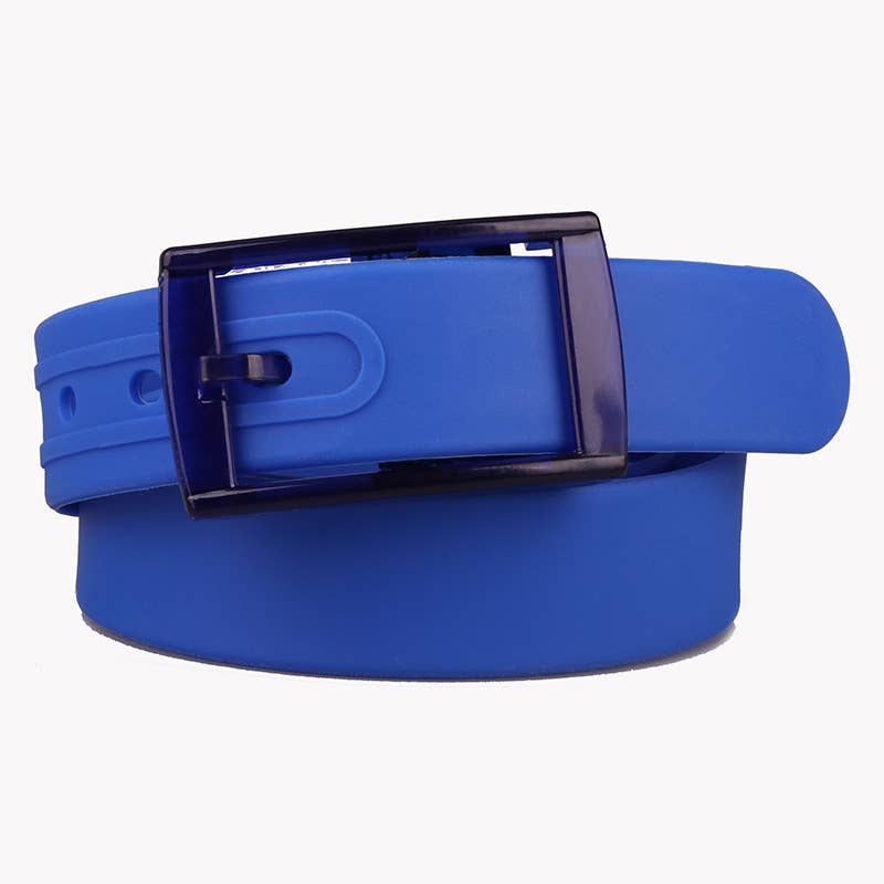 Plastic buckle candy color no metal belt