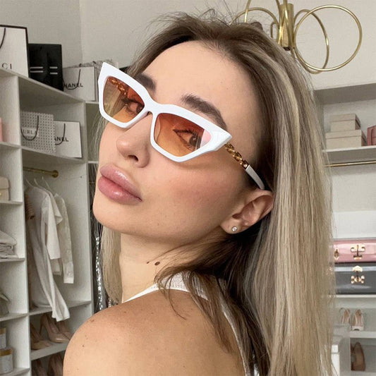 NEW PERSONALIZED RETRO CAT-EYE SUNGLASSES