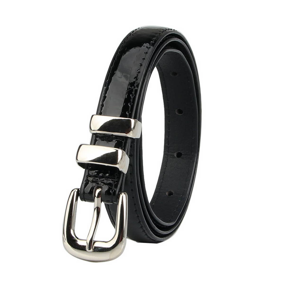 CWABE0927_SIMPLE CANDY COLOR THIN BELT