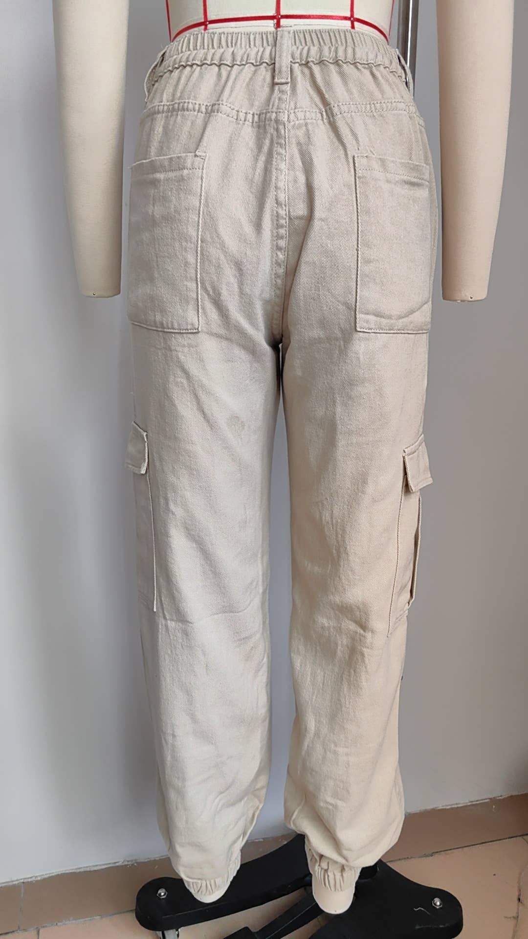 SEMI-ELASTIC PERSONALITY ALL-IN-ONE CARGO PANTS