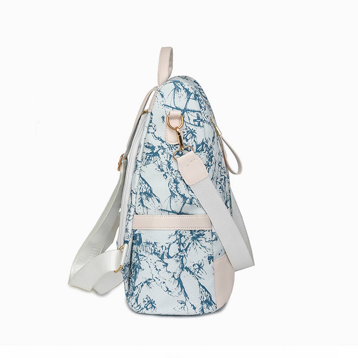 SIMPLE FLORAL LARGE CAPACITY BACKPACK_CWAB2898