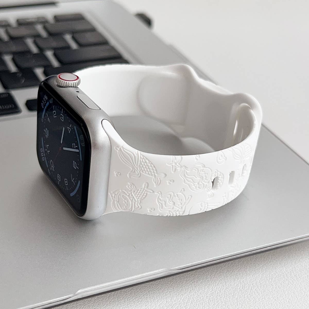 APPLE WATCH ULTRAS9S8 ENGRAVED MERMAID STRAP_CWWW0056