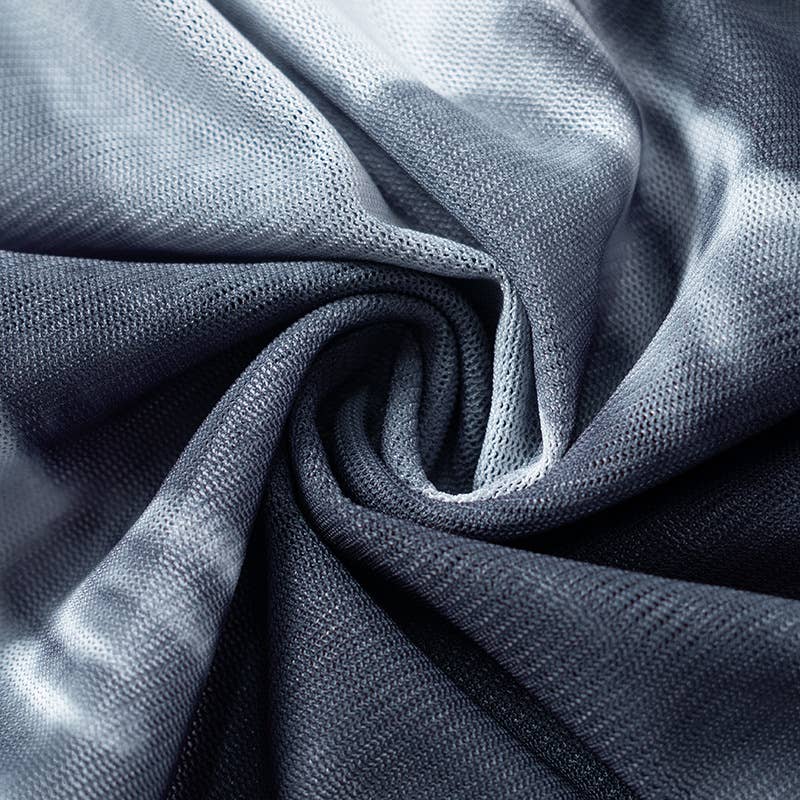 PRINTED CREW NECK DRESS WITH FLARED SLEEVES