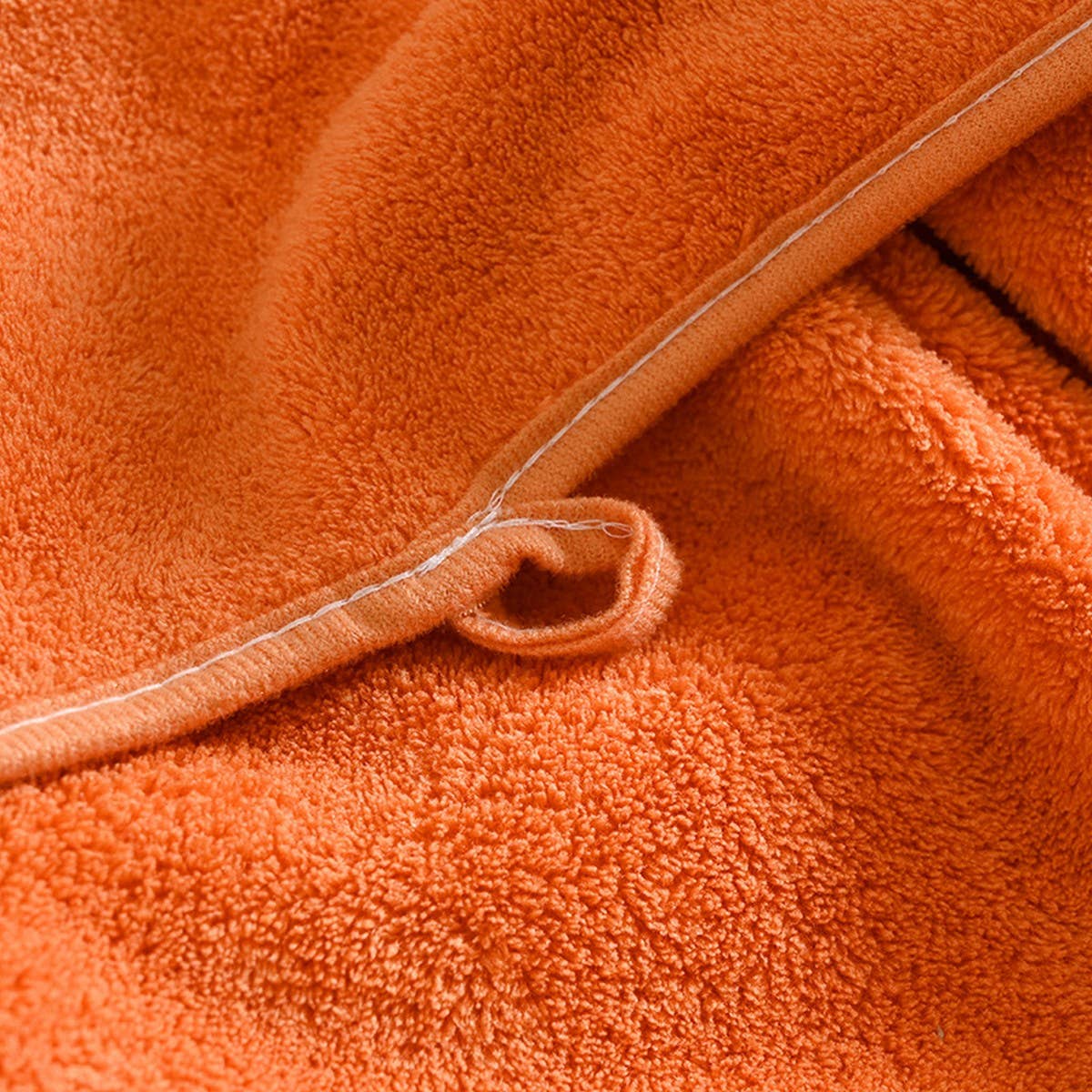 CORAL FLEECE FLOWER SQUARE TOWEL BATH TOWEL SET