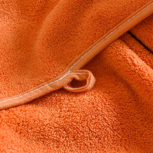 CORAL FLEECE FLOWER SQUARE TOWEL BATH TOWEL SET