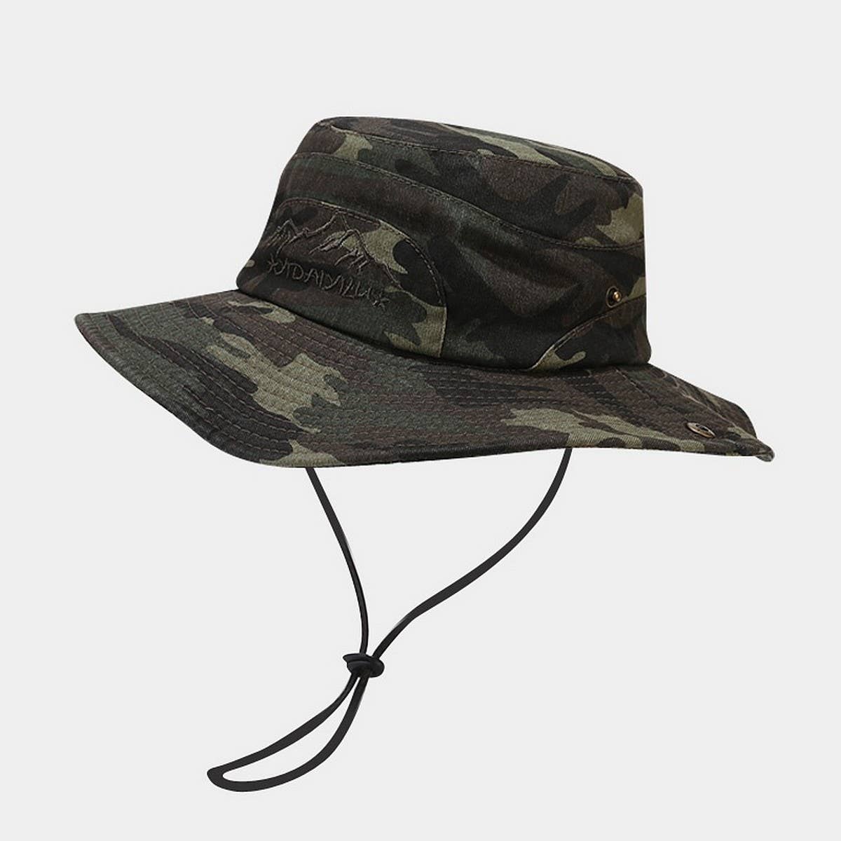 Embroidered Camouflage Sun Hat ? UV Protection_CWAH3830