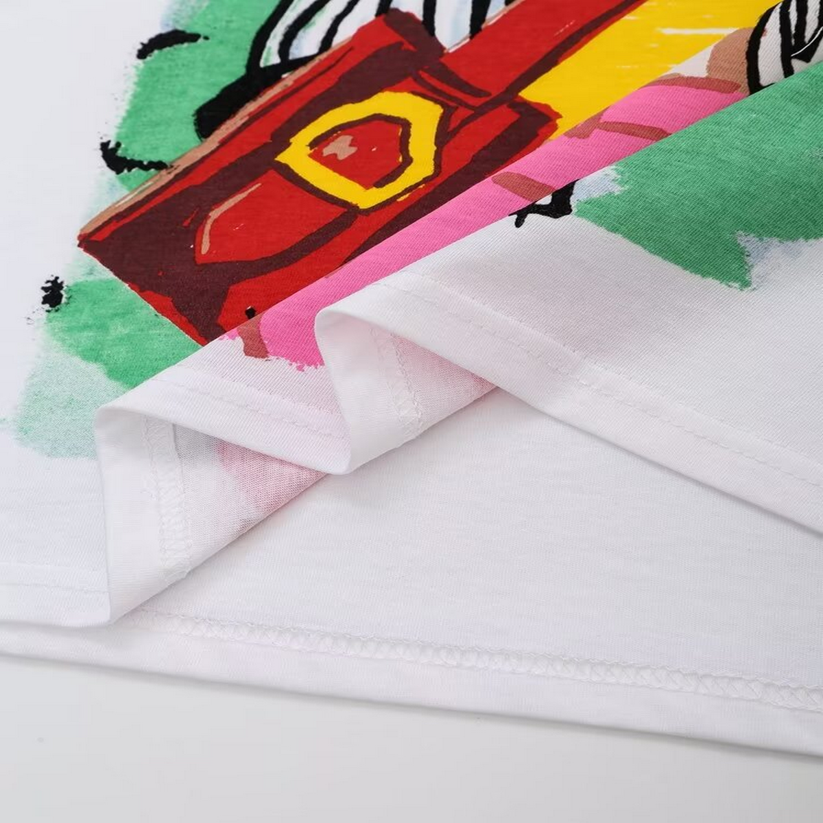 Casual Graphic Tee ??Trendy Summer Top_CWTHT0237