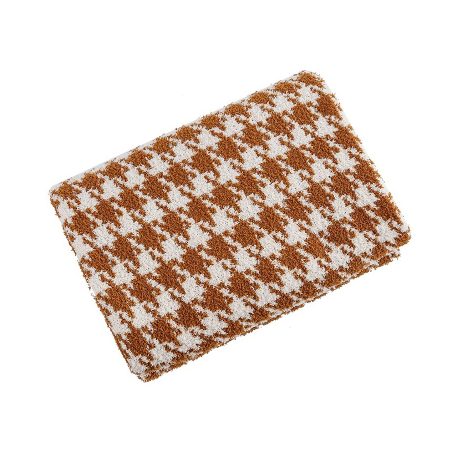 ZEBRA PRINT, HOUNDSTOOTH COZY THROW BLANKETS_CWMM0210