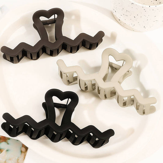 FROSTED WAVY LARGE HAIR CLIP_CWAHA0930