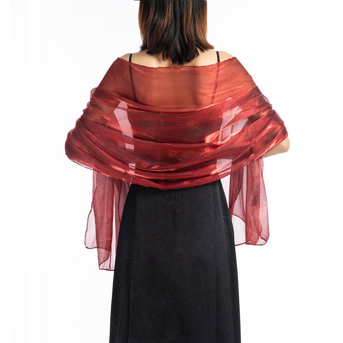 Solid Shawl-Elegant Wrap for Wedding & Party Looks_CWASC1074