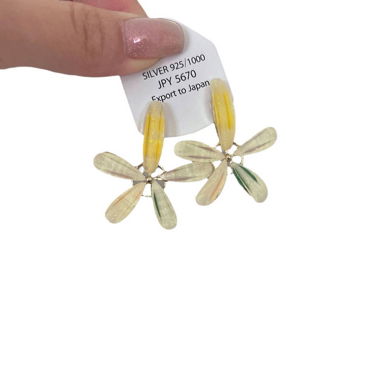 CRYSTAL JASMINE FLOWER EARRINGS