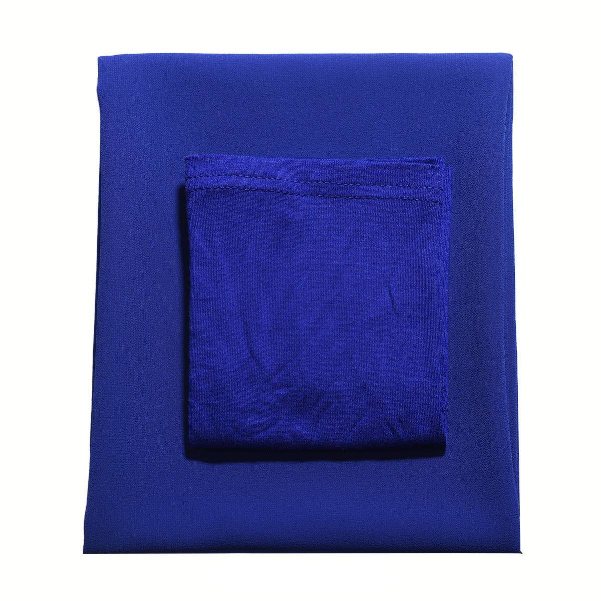 CHIFFON SHAWL HEADSCARF TWO-PIECE SET