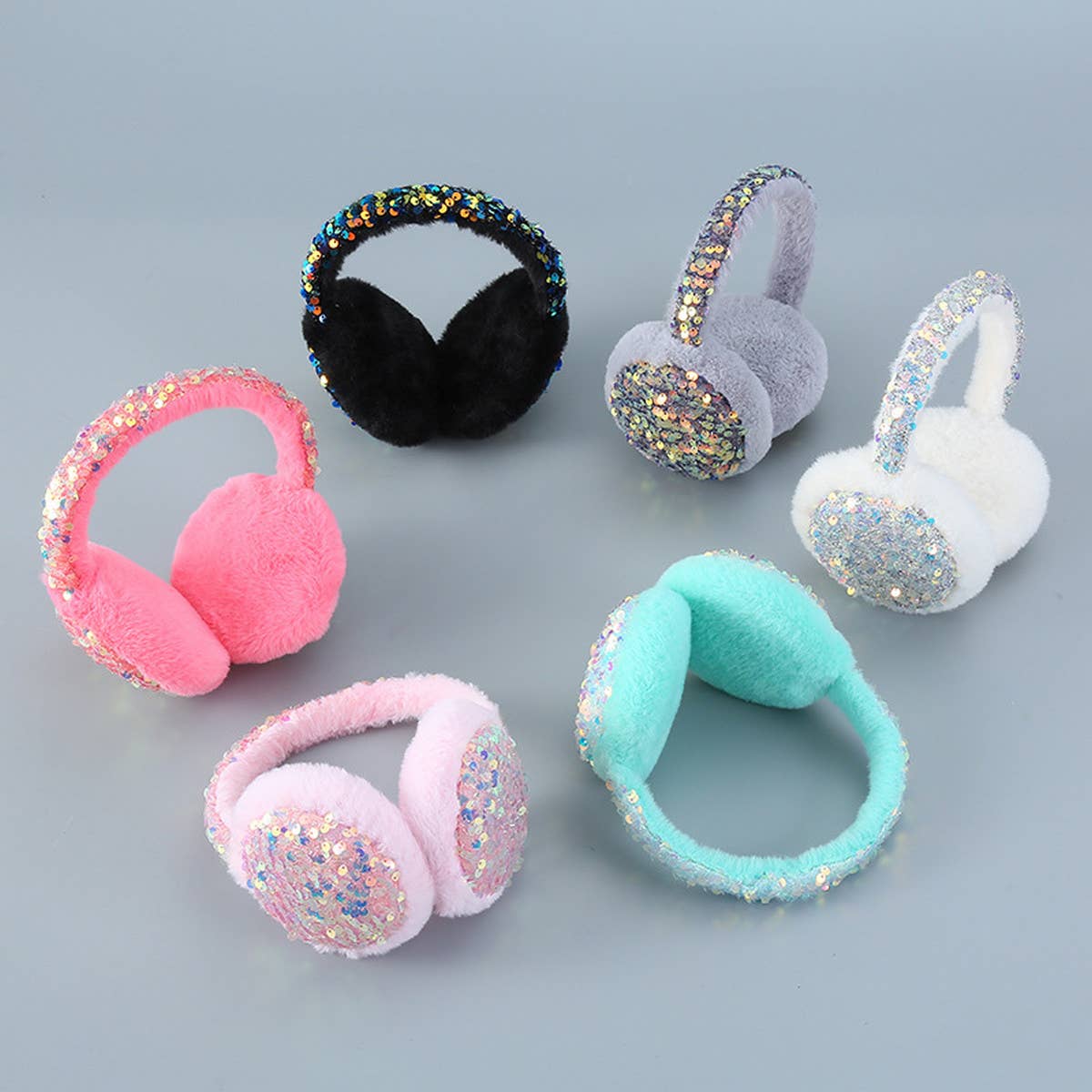 WARM SEQUIN EARMUFFS AND ANTIFREEZE EARMUFFS